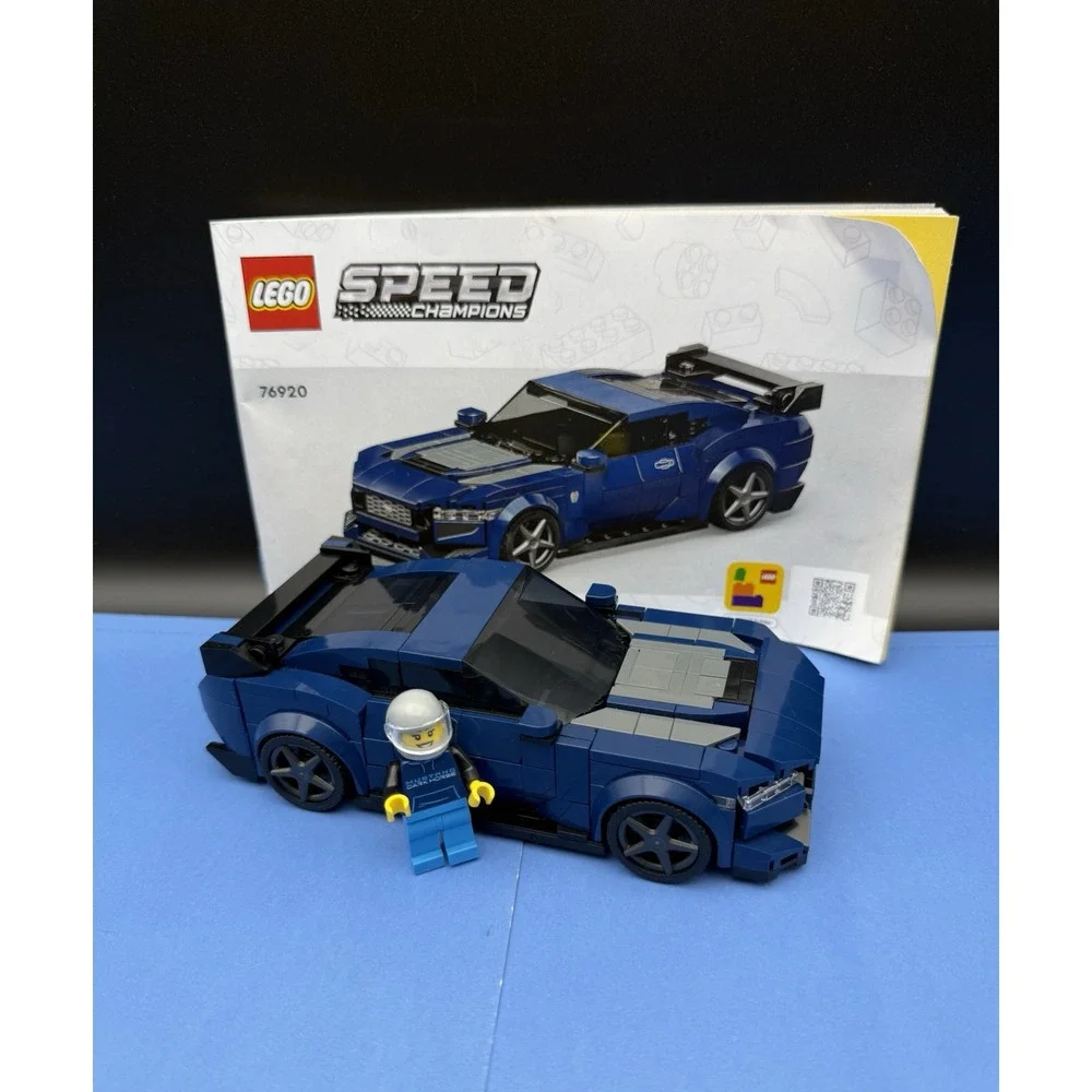 LEGO Speed Champions: Ford Mustang Dark Horse Sports Car 76920 W/Manual (No Box)